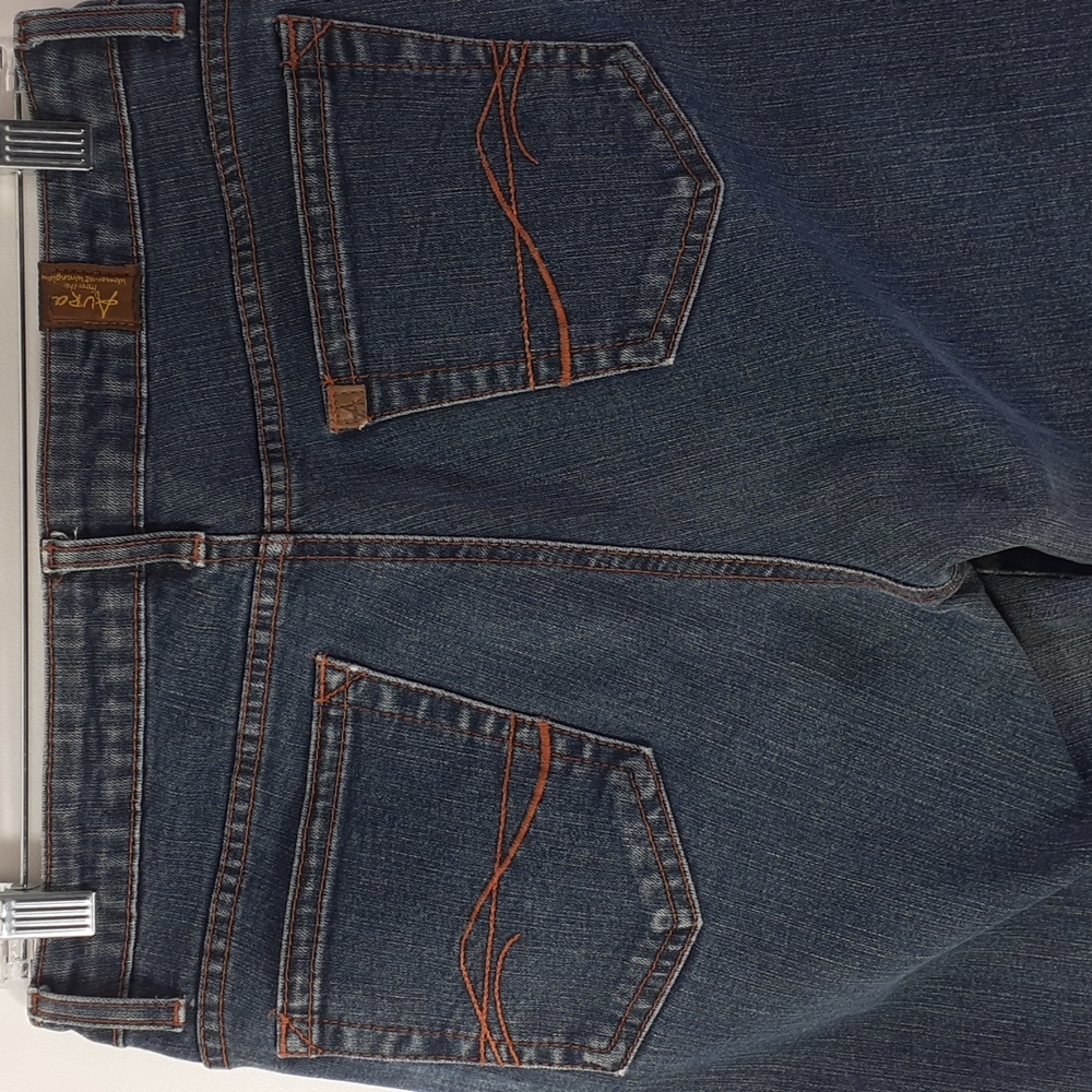 Aura Women's Western Bootcut Blue Jeans Size 8 Short WUT74TD - Picture 8 of 16